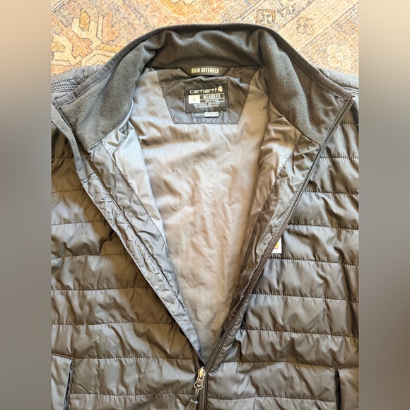 Carhartt Men's Dark Gray Puffer Jacket - Picture 3 of 9